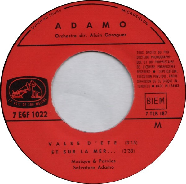 Adamo – Valse D'été (1968) – Foto 2