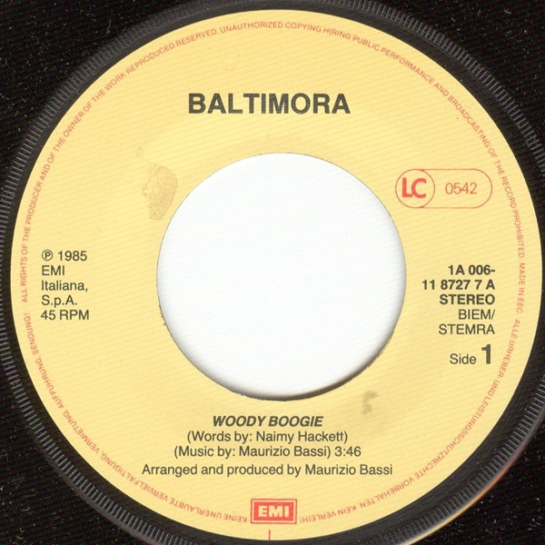 Baltimora – Woody Boogie (1985) – Foto 2