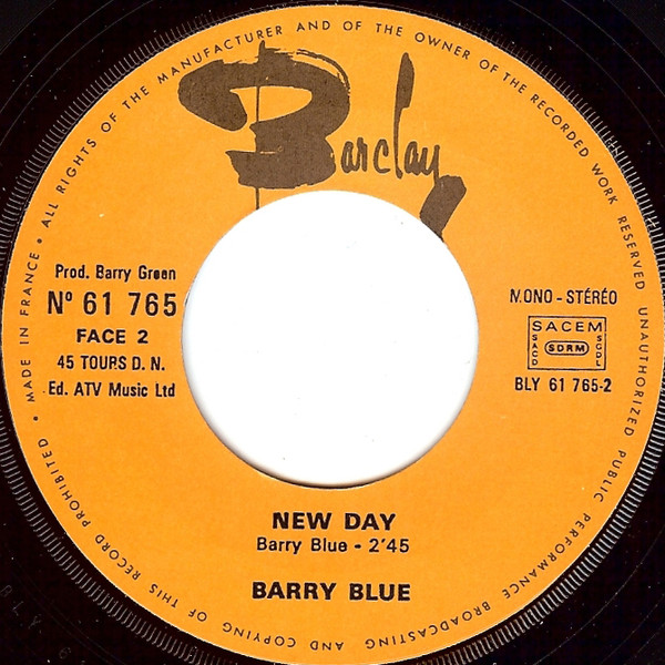Barry Blue – Dancin' (On A Saturday Night) (1973) – Foto 1
