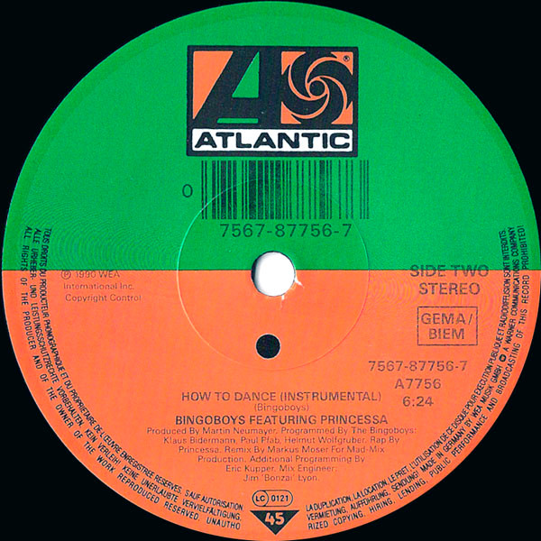 Bingoboys – How To Dance (1991) – Foto 1