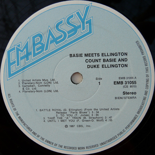 Count Basie – Basie Meets Ellington – Foto 2