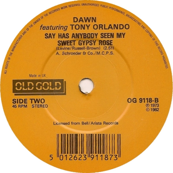 Dawn (5) – Tie A Yellow Ribbon Round The Old Oak Tree – Foto 1