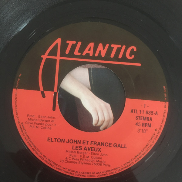 Elton John – Les Aveux / Donner Pour Donner (1980) – Foto 3