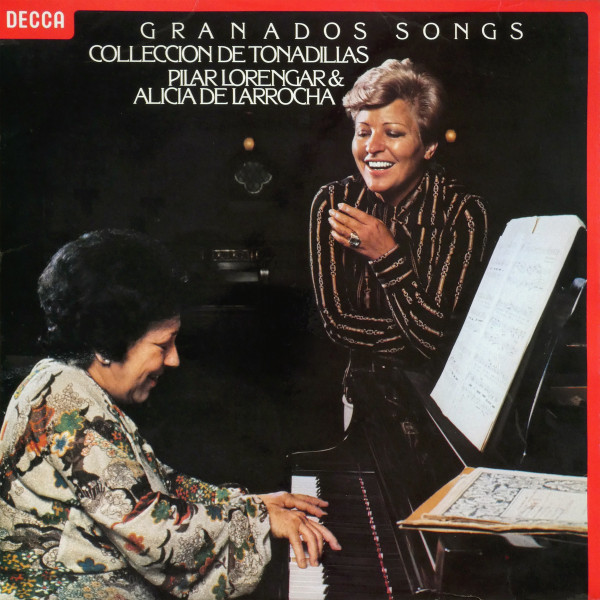 Enrique Granados – Spanish Songs - Tonadillas & Canciones Amatorias (1978) – Hoes