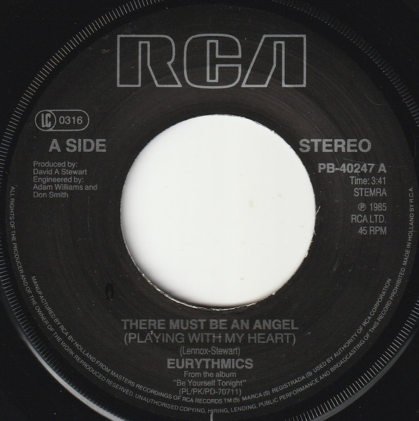 Eurythmics – There Must Be An Angel (Playing With My Heart) (1985) – Foto 2