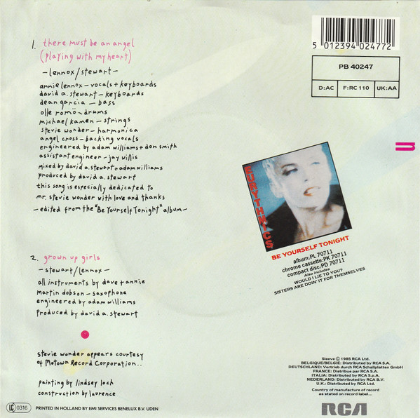 Eurythmics – There Must Be An Angel (Playing With My Heart) (1985) – Foto 3