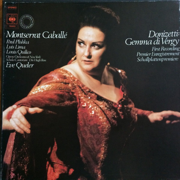 Gaetano Donizetti – Gemma Di Vergy  (1977) – Hoes