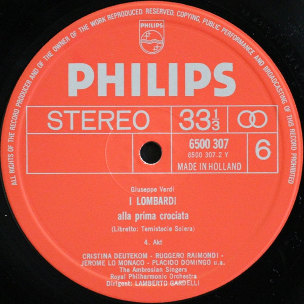 Giuseppe Verdi – I Lombardi (1972) – Foto 1
