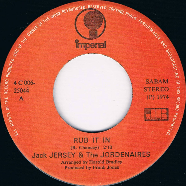 Jack Jersey – Rub It In (1974) – Foto 2