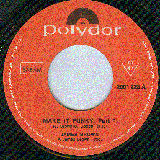 James Brown – Make It Funky, Parts 1 & 2 (1971) – Foto 2