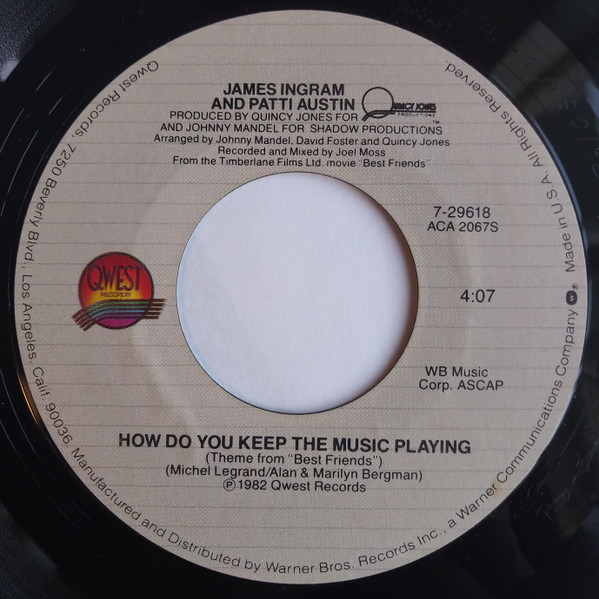 James Ingram – How Do You Keep The Music Playing (1982) – Hoes