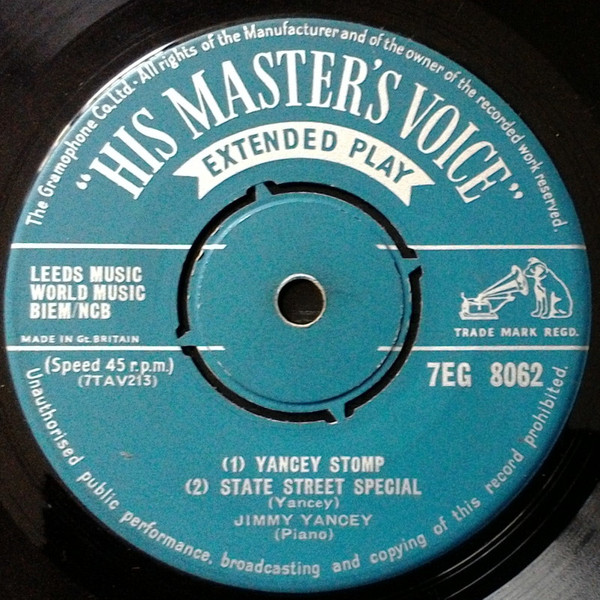 Jimmy Yancey – Yancey Stomp – Hoes