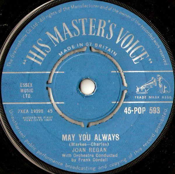 Joan Regan – May You Always (1959) – Hoes