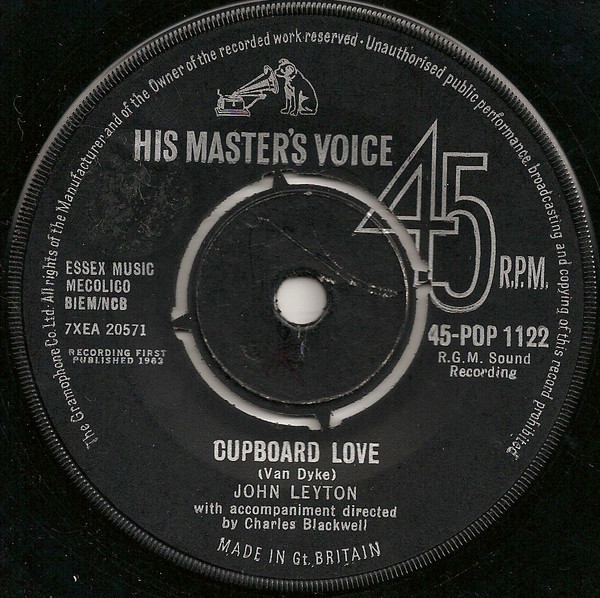 John Leyton – Cupboard Love (1963) – Foto 1