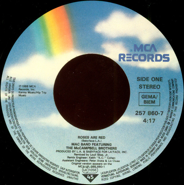 Mac Band Featuring The McCampbell Brothers – Roses Are Red (1988) – Foto 2