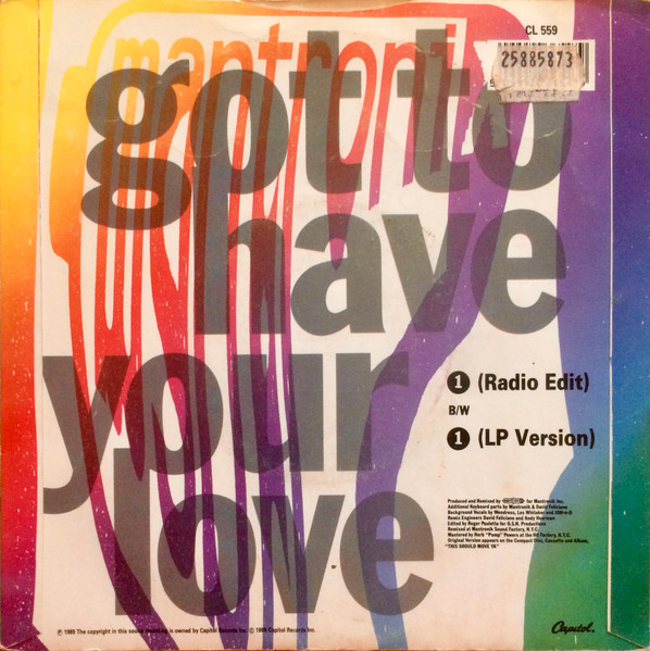 Mantronix – Got To Have Your Love (1989) – Foto 3