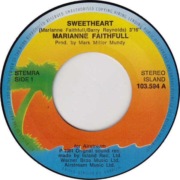Marianne Faithfull – Sweetheart (1981) – Foto 2