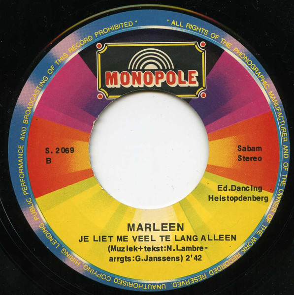 Marleen – Ik Mis Je Zo (1983) – Foto 1