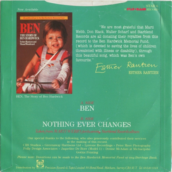 Marti Webb – Ben (1985) – Foto 3