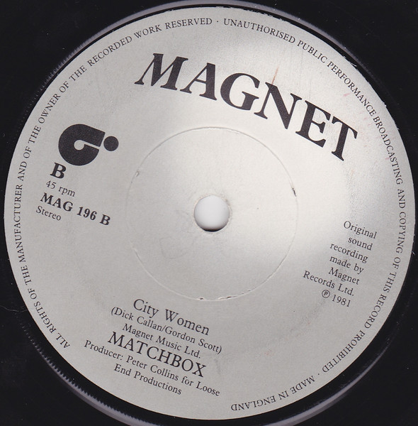 Matchbox (3) – Angels On Sunday (1981) – Foto 1