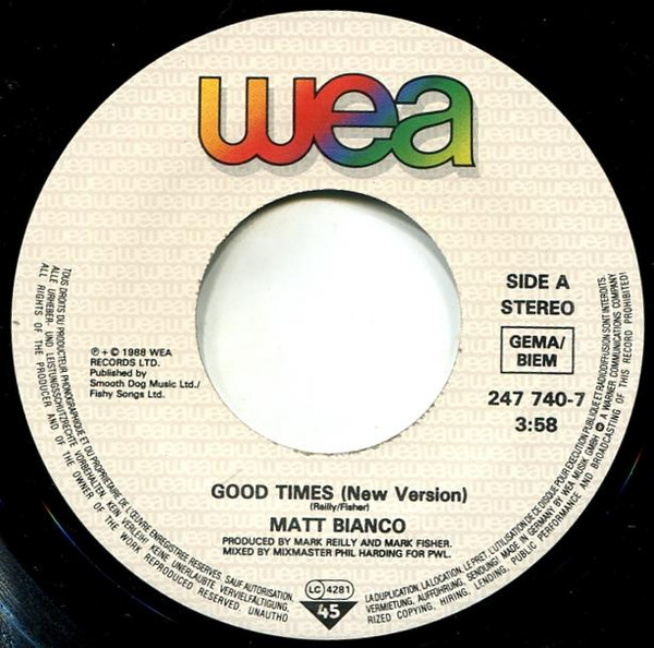 Matt Bianco – Good Times (New Version) (1988) – Foto 2