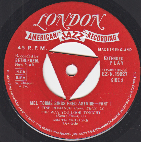 Mel Tormé – Sings Fred Astaire - Part 1 (1957) – Foto 1