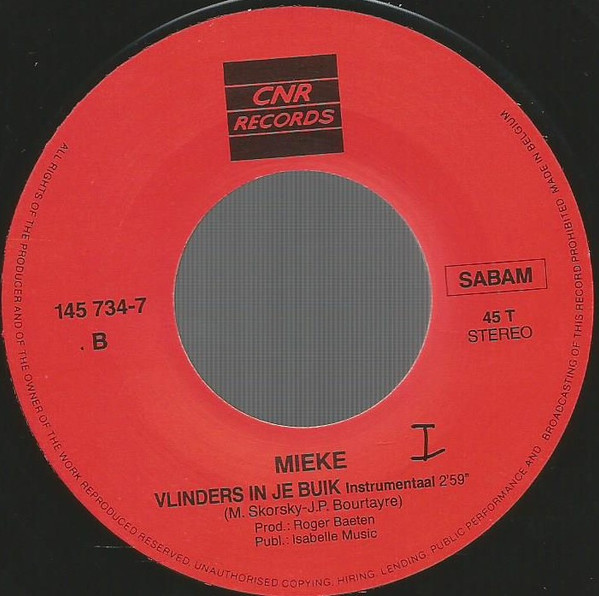 Mieke – Vlinders In Je Buik (1990) – Foto 1