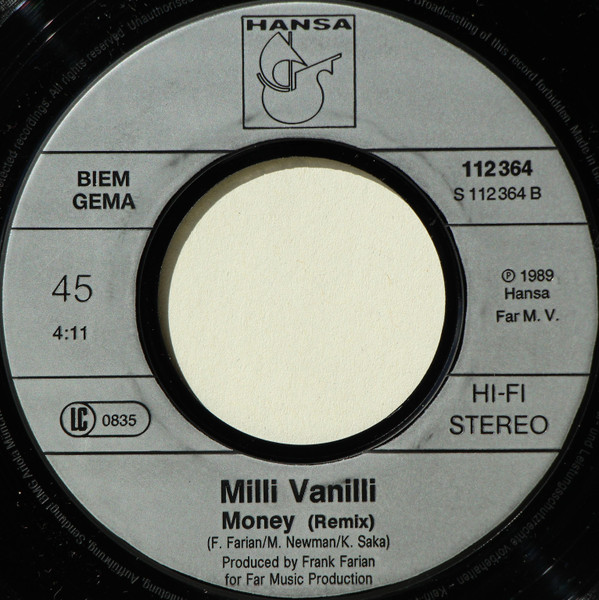 Milli Vanilli – Blame It On The Rain (1989) – Foto 1