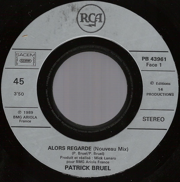 Patrick Bruel – Alors Regarde (1990) – Foto 2