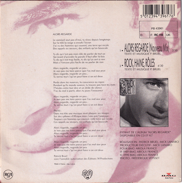 Patrick Bruel – Alors Regarde (1990) – Foto 3
