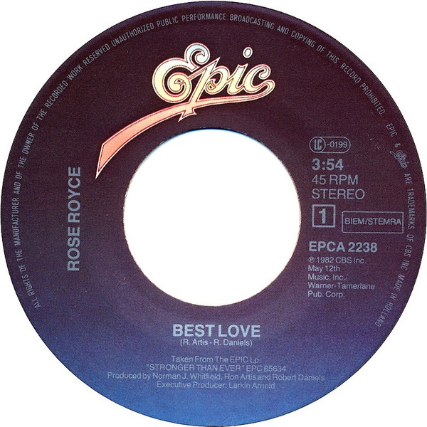 Rose Royce – Best Love (1982) – Foto 2