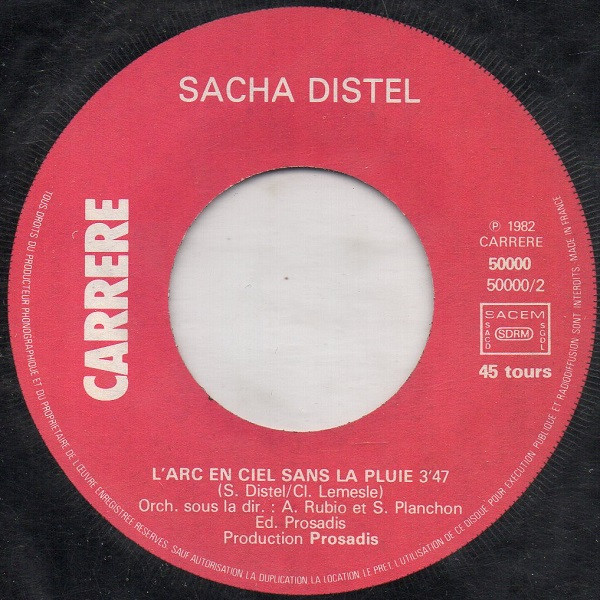 Sacha Distel – Ma Femme (1982) – Hoes