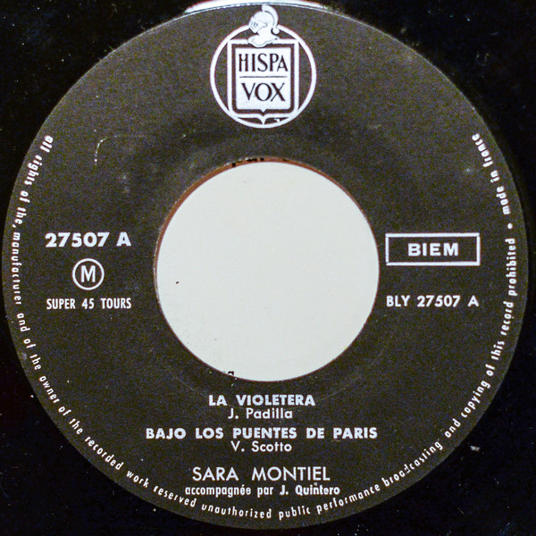 Sara Montiel – La Violetera / Bajo Los Puentes De Paris / Mimosa / Flor de Te (1963) – Foto 3