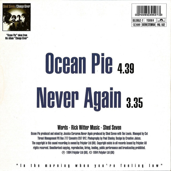Shed Seven – Ocean Pie (1994) – Foto 3