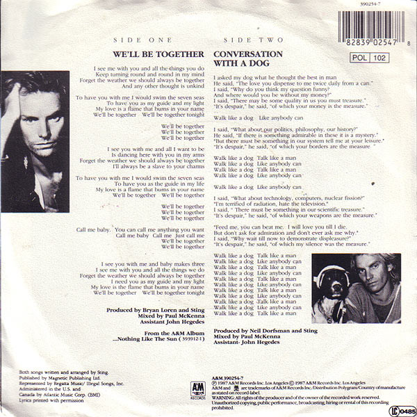 Sting – We'll Be Together (1987) – Foto 3