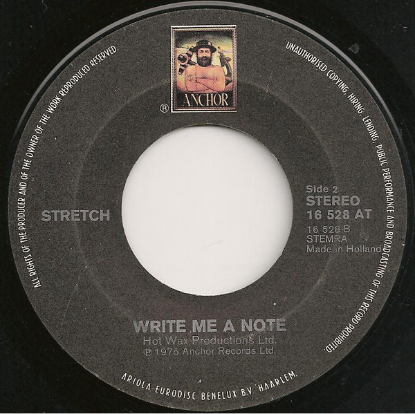 Stretch – Why Did You Do It / Write Me A Note (1975) – Foto 1
