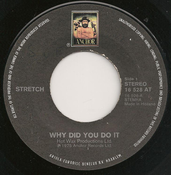 Stretch – Why Did You Do It / Write Me A Note (1975) – Foto 2