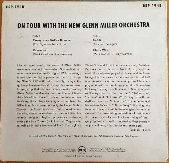 The New Glenn Miller Orchestra – On Tour With The New Glenn Miller Orchestra – Foto 3