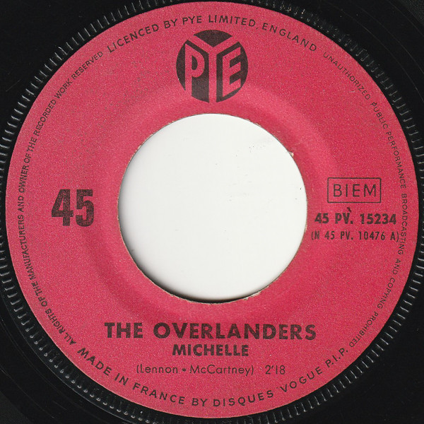 The Overlanders – Michelle (1966) – Hoes