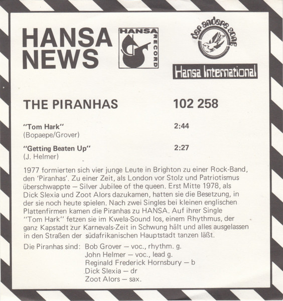 The Piranhas – Tom Hark (1980) – Foto 1