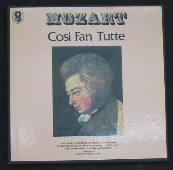 Wolfgang Amadeus Mozart – Cosi Fan Tutte – Hoes