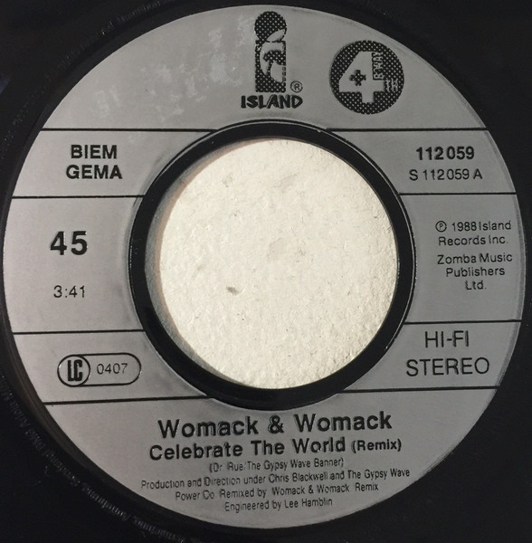 Womack & Womack – Celebrate The World (1989) – Foto 3