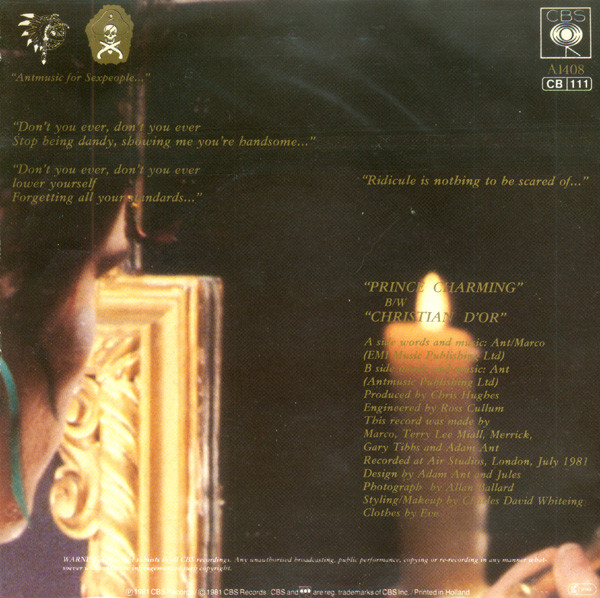 Adam And The Ants – Prince Charming (1981) – Foto 3