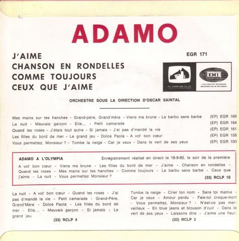 Adamo – J'aime (1965) – Foto 3