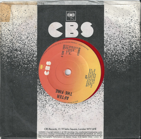 After The Fire – One Rule For You (1979) – Foto 1