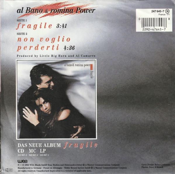 Al Bano & Romina Power – Fragile (1988) – Foto 3