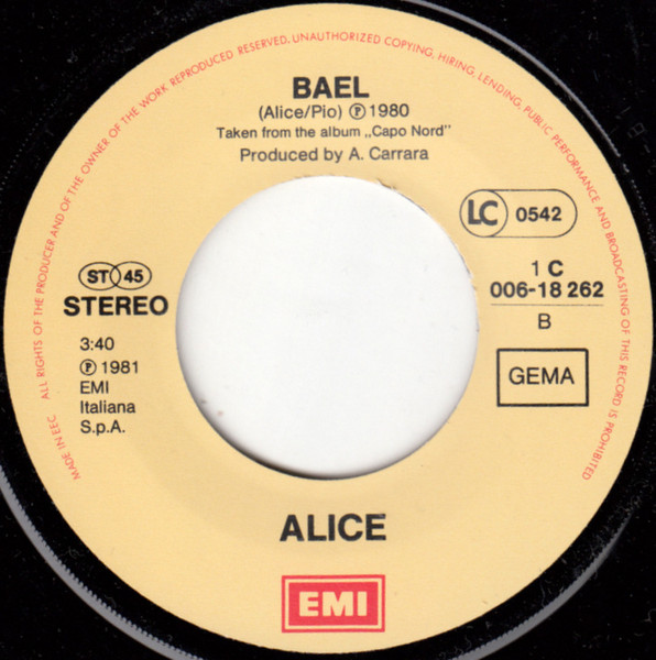 Alice (4) – Per Elisa (1981) – Foto 1
