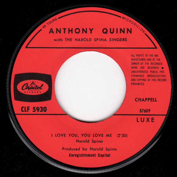 Anthony Quinn – I L♥ve You, You L♥ve Me (I Love You, You Love Me) (1967) – Foto 2