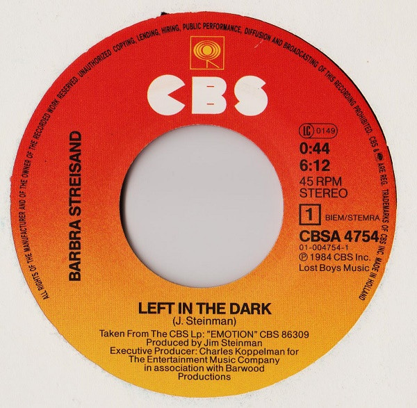 Barbra Streisand – Left In The Dark (1984) – Foto 3