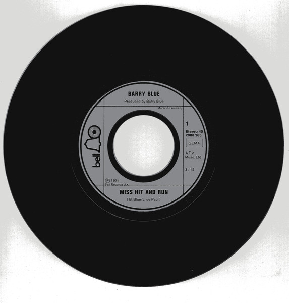 Barry Blue – Miss Hit And Run (1974) – Foto 2
